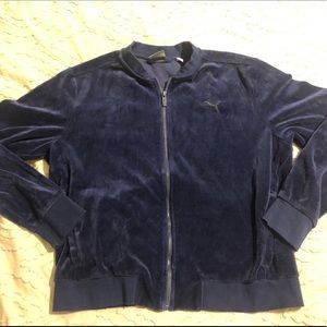EUC Puma velour track jacket